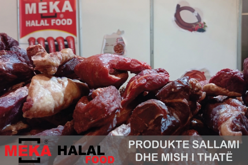 Ushqime Halal për dietë, mish i thate për dietë, Produkte meka me mish Halal, mish i thate me standardet Halal, mish i thate për familje, Dyqan halal Laprake, Dyqan halal Kinostudio, Dyqan halal astir, Dyqan halal don bosko